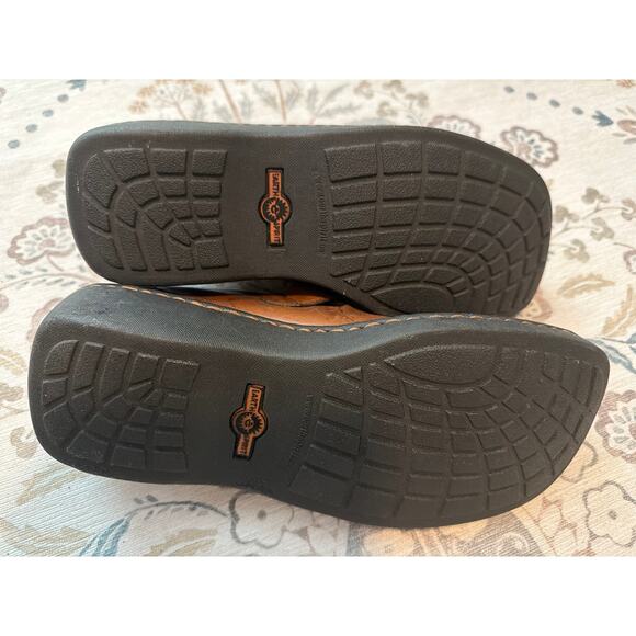 EARTH SPIRIT Women's Size 9.5 Gelron 2000 Hickory II Brown Leather Mule Clog - Picture 6 of 6